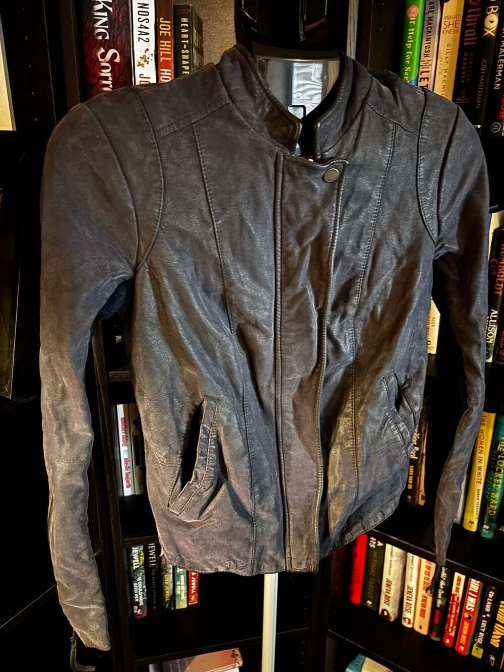 Free People Faux Suede Moto Jacket